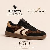 Lunar Jersey trainer - black print