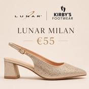 Lunar Milan slingback - gold