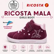 Ricosta Mala burgundy waterproof boot
