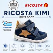 Ricosta Kimi navy velcro boot waterproof image