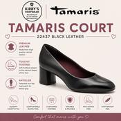 Tamaris court 22437 black leather image