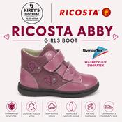 Ricosta Abby boot pink velcro waterproof