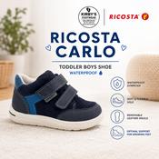 Ricosta Carlo navy velcro boot waterproof leather image