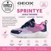 Geox Sprintye navy pink