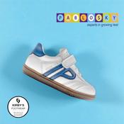 Pablosky velcro trainer white blue  - 062304
