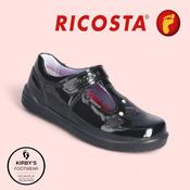 Ricosta Leona black patent t-bar image