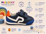 Pablosky navy trainer 081224 barefoot image