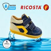 Ricosta Niru navy velcro boot waterproof