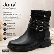 Jana 25464- black waterproof boot
