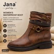 Jana 25464- tan waterproof boot