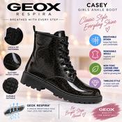 Geox Casey boot black sparkle