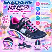 Skechers Rainbow Cruisers - Glitzy Glow navy multi lights - 303726LC