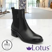 Lotus Lindley boot - black leather image