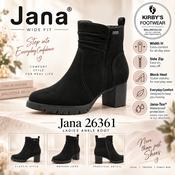 Jana 26361 Black TEX H Fit Boot image