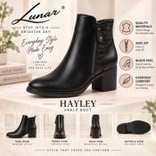 Lunar Hayley Black Ankle Boot image