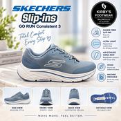 Skechers GO RUN Consistent 3 - Slate - 129056