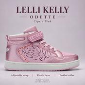 Lelli Kelly Odette Cipria Pink High-Top Trainers image