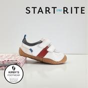 Start-Rite Zap pre walker white leather