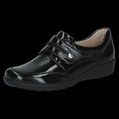 Caprice leather velcro black patent - 24753 image