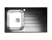 GLASSIX 10 BLACK TEMPERED GLASS SINK image