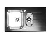 GLASSIX 20 BLACK TEMPERED GLASS SINK image