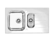 GLASSIX 20 WHITE TEMPERED GLASS SINK image