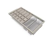 HACK ORGANISER STONE GREY KIT WITH AUXILLARY TRAY - 900MM