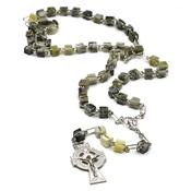 Connemara Marble Rosary Beads image