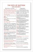 Rite Of Baptism For Children