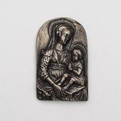 'Madonna and Child' Bronze Plaque