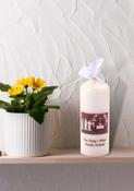 'Knock Apparition Chapel' - Unscented Ivory Candle (6 inches) image