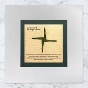St. Brigid’s Cross Mounted Metal Print image