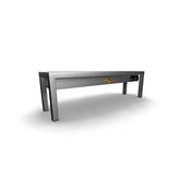 OVERSHELF CERAMIC HEATED 1 LEVEL 1200  3 HEATERS OF 250W image