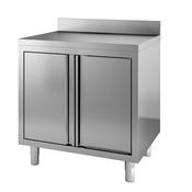 700 WORKTABLE HINGED DOORS UPSTAND 800 image