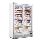 FREEZER 2 GLASS DOORS JDE-1000F  **Note: there is a higher inrush current, which makes a circuit breaker with type C characteristic necessary.** image