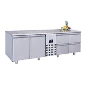 700 REFRIGERATED COUNTER 2 DOORS AND 4 DRAWERS MONOBLOCK