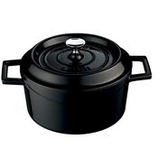 LAVA CAST IRON CASSEROLE Ø32 BLACK image