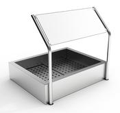 GLASS COVER 3/1 GN SELF SERVICE   FOR 7013.2710
