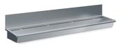 SS WASH BASIN 4 TAPS 2400MM  DRAIN PLUG AND SPLASH SHIELD INCLUDED, EXCLUDING FAUCETS