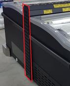 CHEST FREEZER JOINT SIDE BLACK  FOR ISLAND WITHOUT HEAD ELEMENT