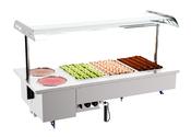 DROP-IN BAIN-MARIE UNIT WITH BOWLS 3/1