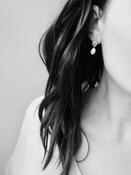 MARLA - Statement Pearl &amp; Crystal Bridal Earrings