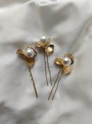 SOPHIA -  Gold Flower Pin Set