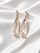 HARPER - Long Crystal Bridal Earrings image
