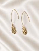 TAMARA - Gold Nugget Drop Earrings image