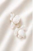 IRIS STUD - Statement Floral Bridal Stud Earrings image
