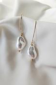 MONICA - Statement Pearl Drop Bridal Earrings image