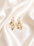 ALI - Petite Gold Bridal Earrings image