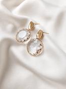 Laoise - Gold &amp; Crystal Earring image