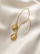 DERRYN - Gold Drop Earrings image
